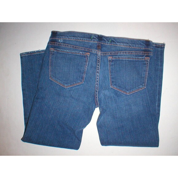 New J Brand Jeans Crop Capri Distressed 28 30 X 24 Womens AGD Aged Designer - Picture 3 of 6
